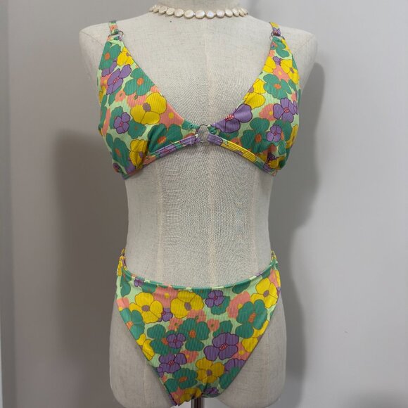 (BUY 2 GET 1 FREE  )Women Bikini Set Tank Top High Waist Bottom - Picture 14 of 16